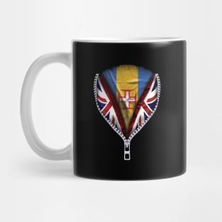 Madeiran Flag  Madeira Flag zipped British Flag - Gift for Madeiran From Madeira Mug